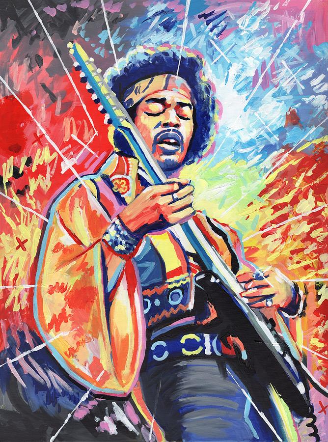 wallpapers Painting Art Jimi Hendrix