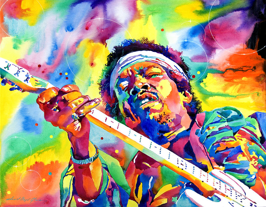 picture Painting Art Jimi Hendrix