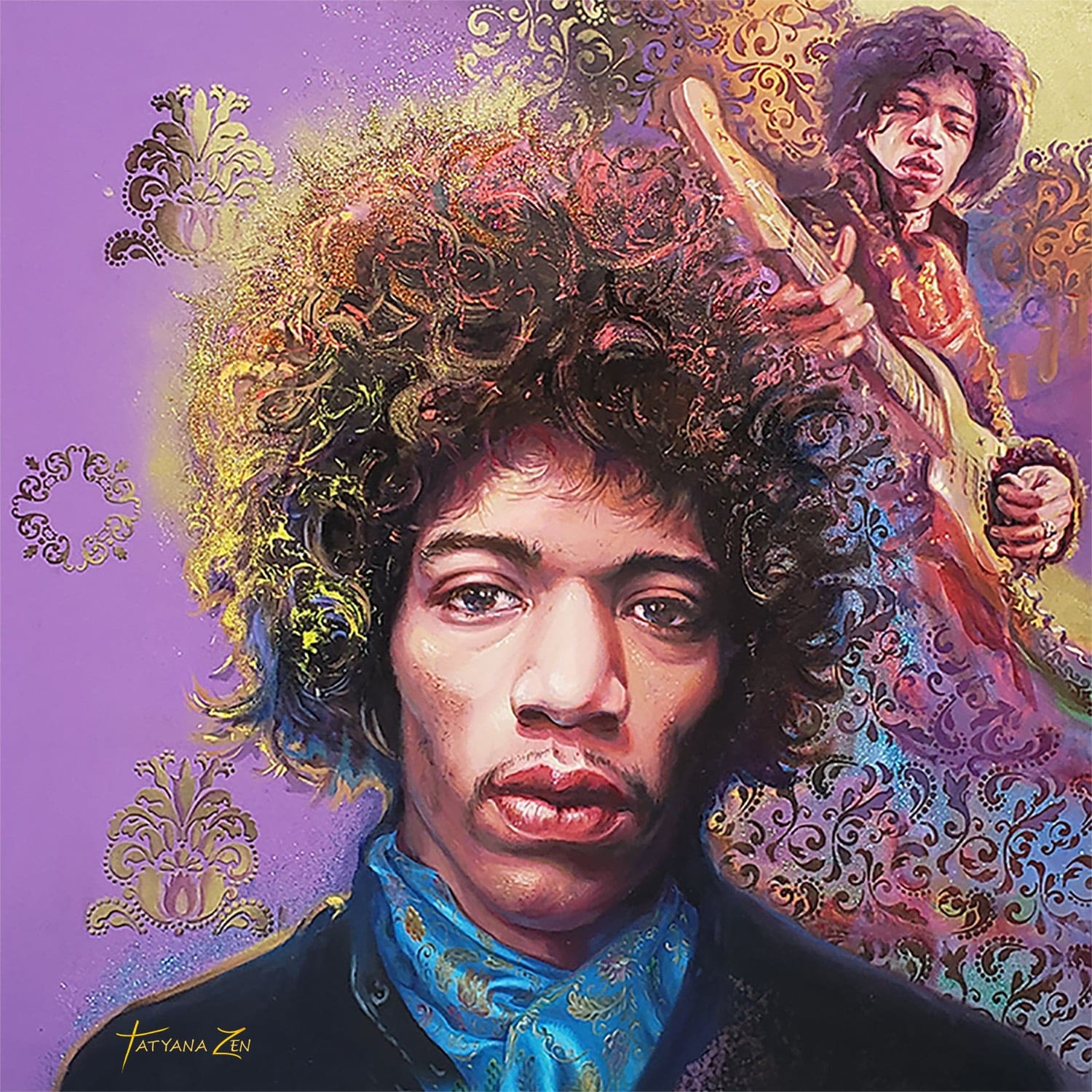 pics Painting Art Jimi Hendrix