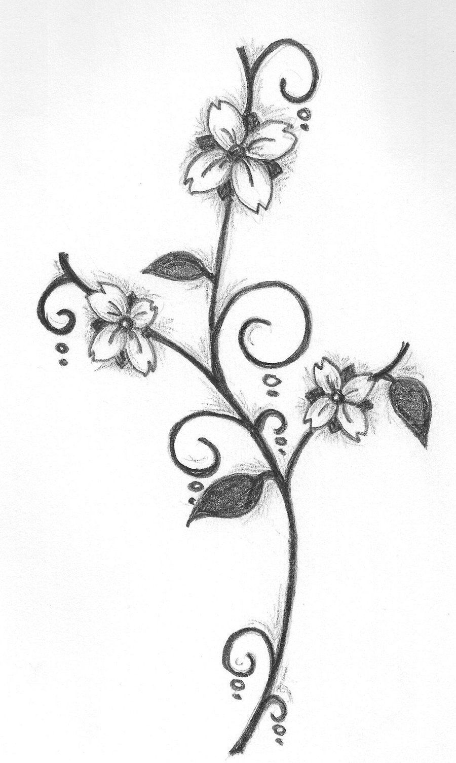 pix Pencil Drawing Easy And Simple Flowers
