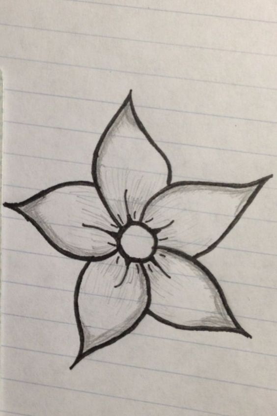 Featured image of post Pencil Easy Drawing Ideas Flowers