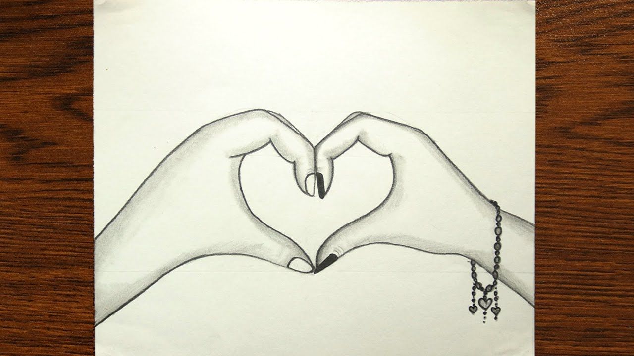 photo Pencil Heart Cool Easy Drawings