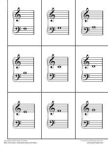 Featured image of post Piano Music Note Flashcards Printable Free