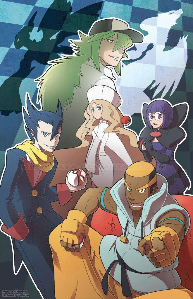 Pokemon Black And White Elite Four Members images Pokemon Black And White Elite Four Members