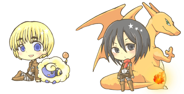 pix Pokemon Vs Attack On Titan