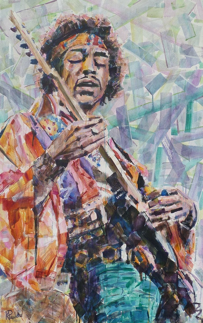picture Pop Art Jimi Hendrix Painting