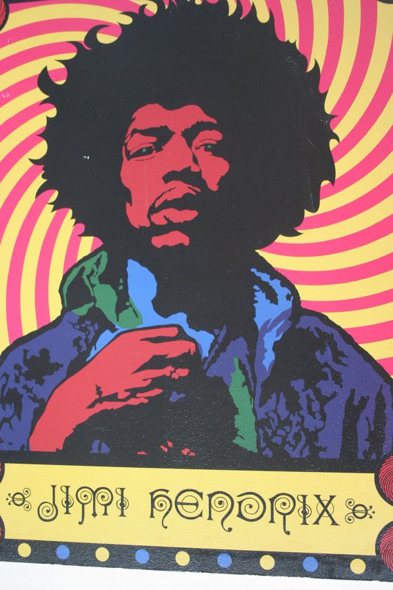 pix Pop Art Jimi Hendrix Painting