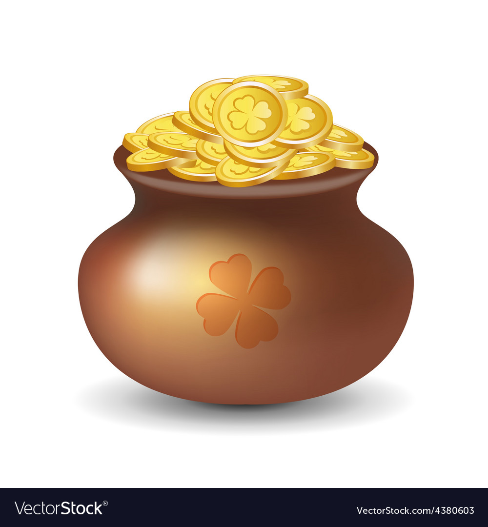Pot Of Gold Vector Image wallpapers Pot Of Gold Vector Image