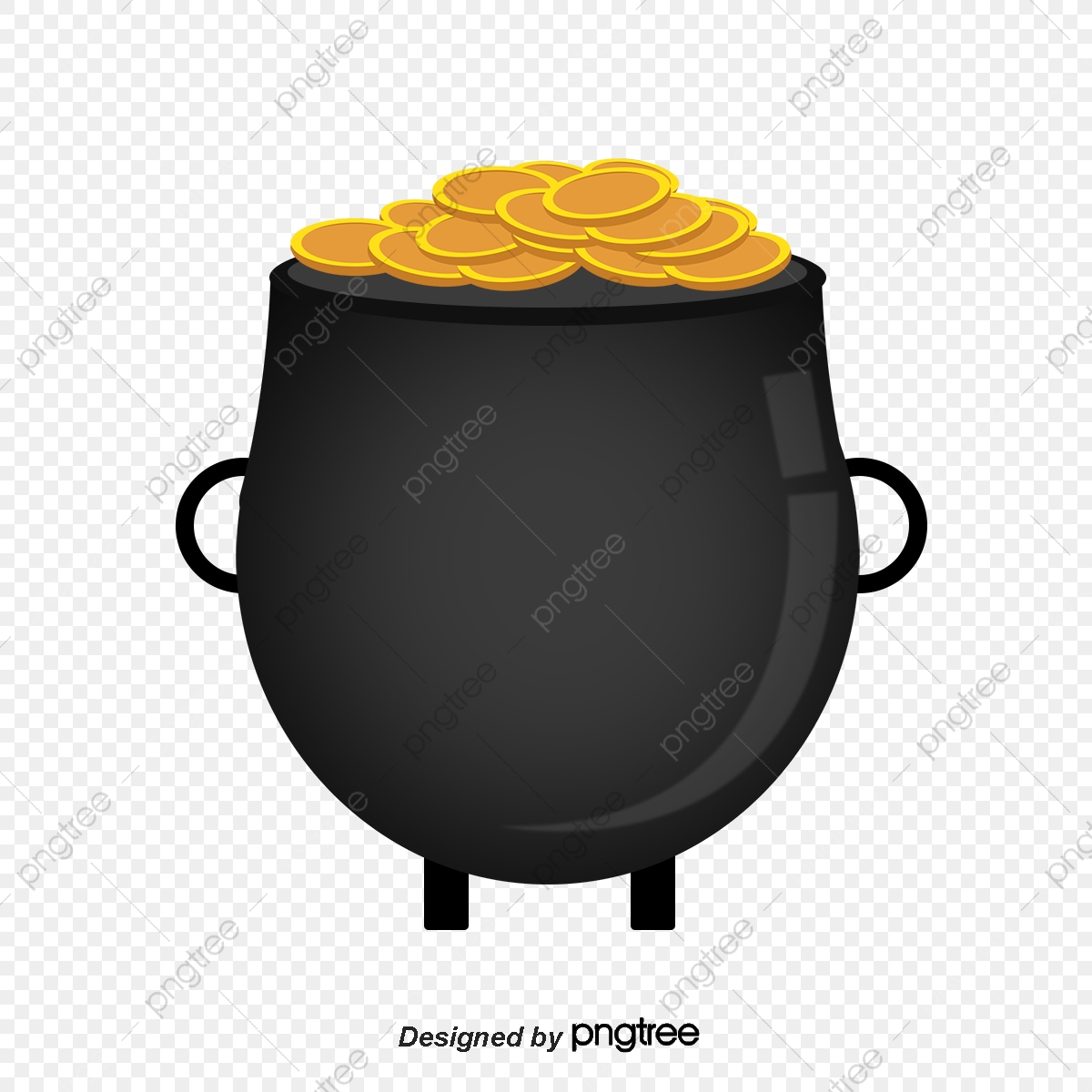 pix Pot Of Gold Vector Png