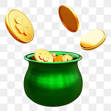 picture Pot Of Gold Vector Png