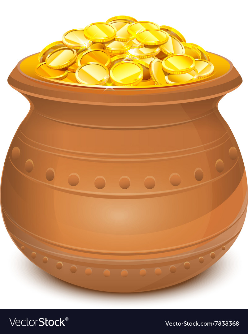 pix Pot Of Gold Vector Png