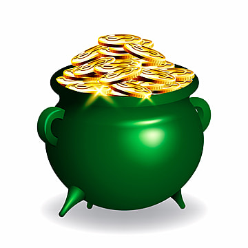 images Pot Of Gold Vector Png