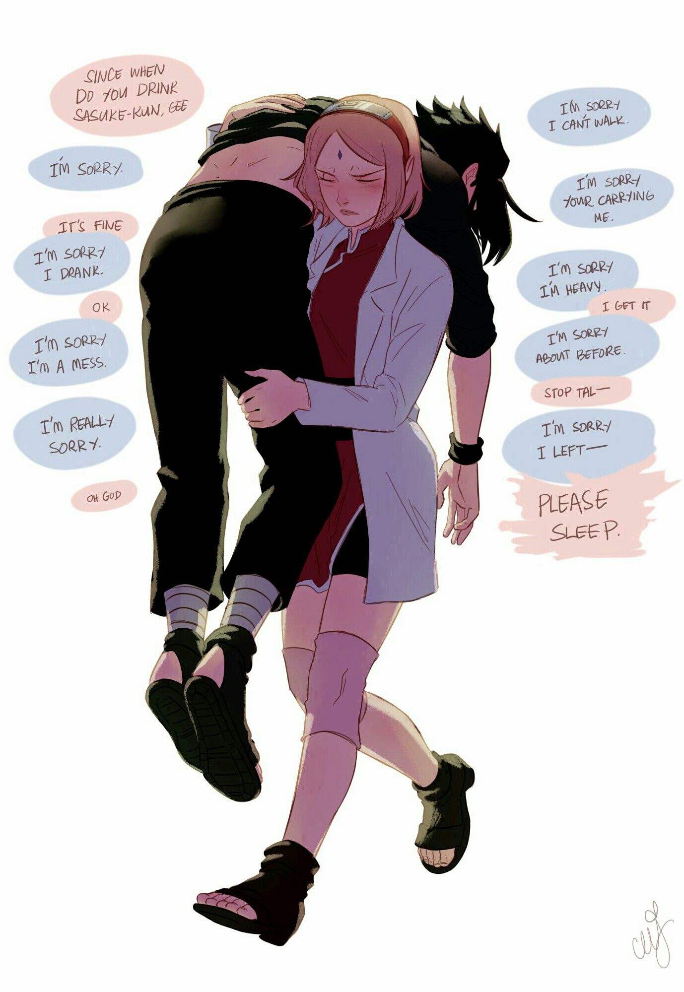 pic Sasuke X Sakura Cute Fanart