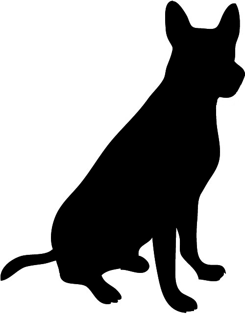 images Silhouette Dog Clipart Free