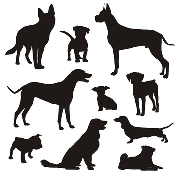 picture Silhouette Dog Clipart Free