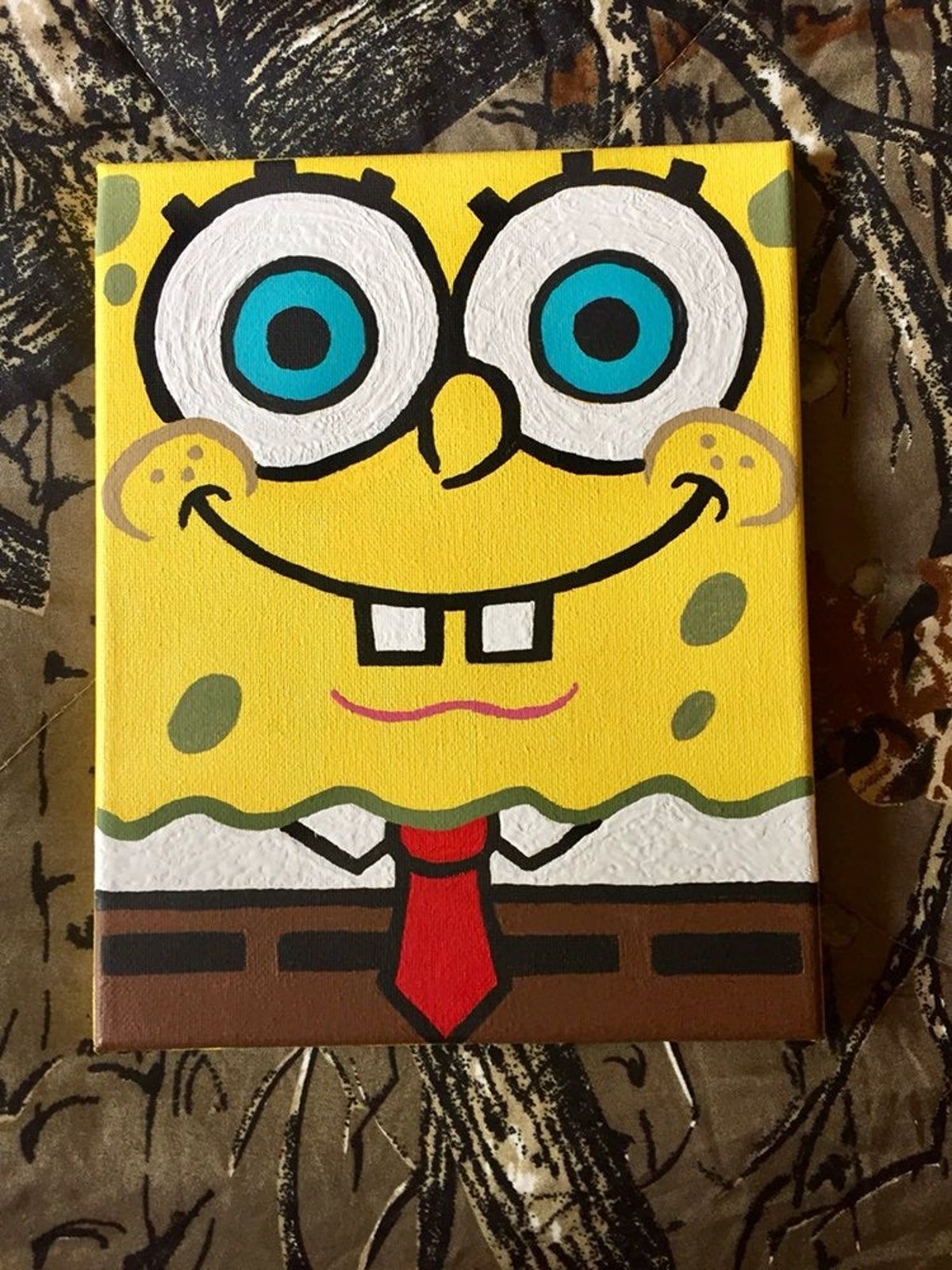 Featured image of post Spongebob Cartoon Paintings On Canvas