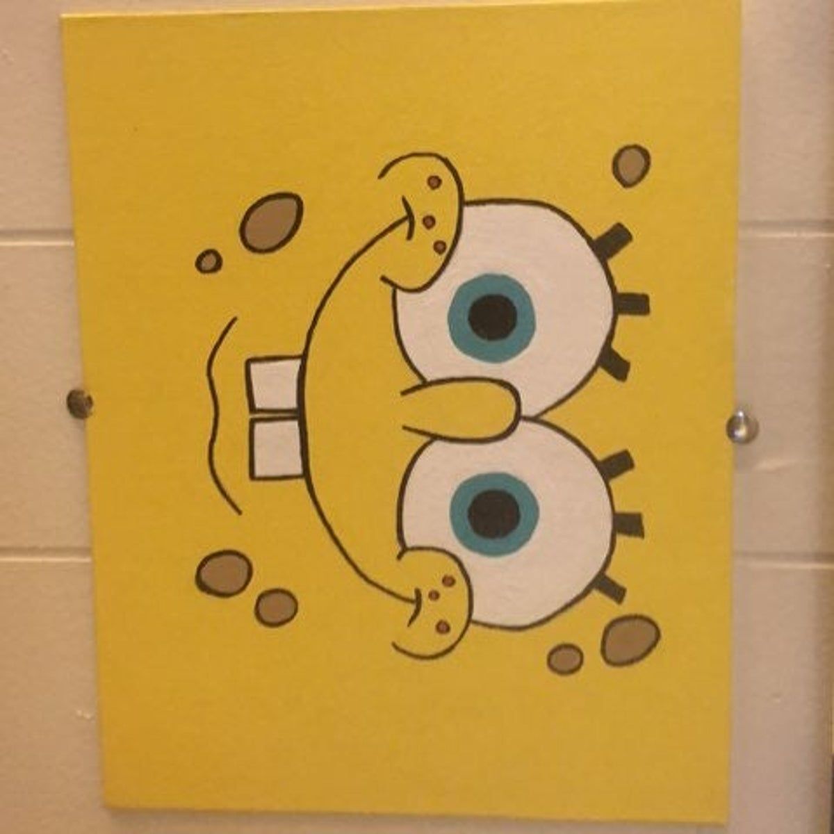 pic Spongebob Cartoon Paintings On Canvas