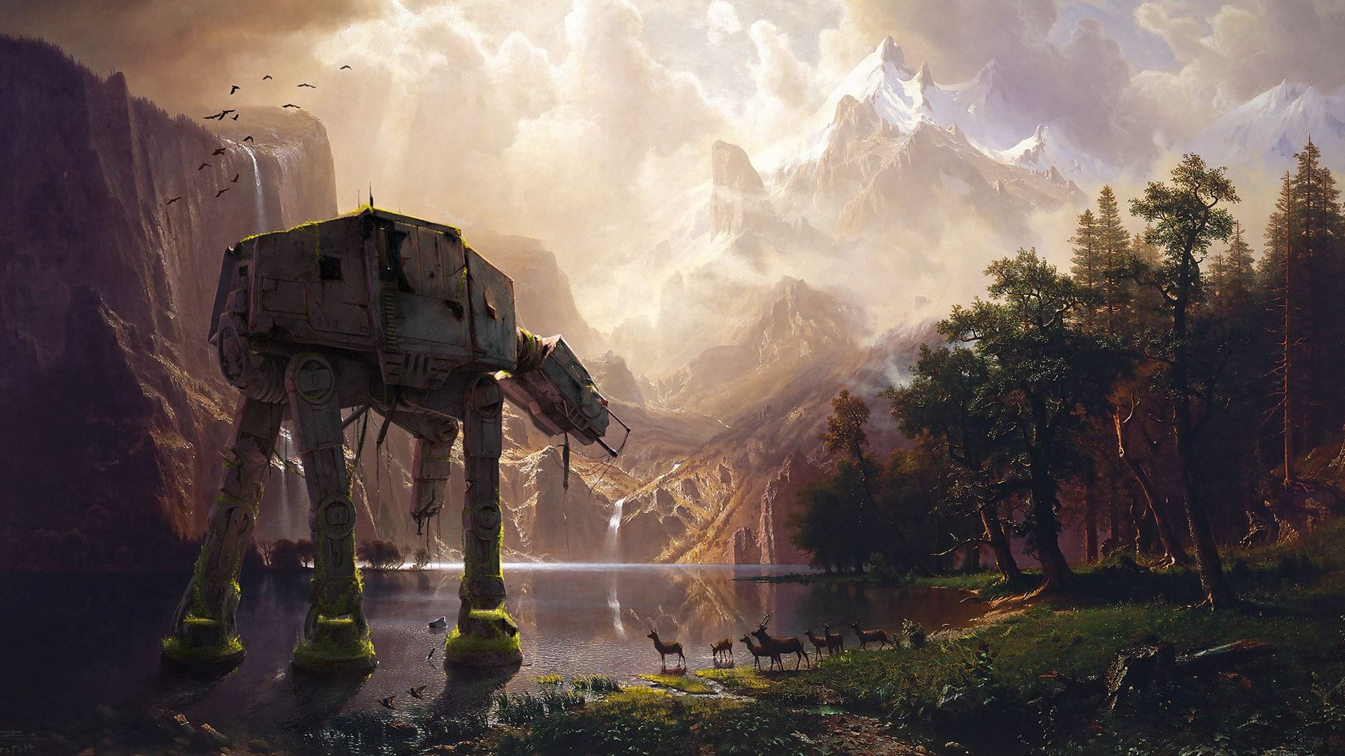 photo Star Wars Concept Art Wallpaper 1920X1080