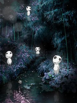 photo Studio Ghibli Kodama Wallpaper