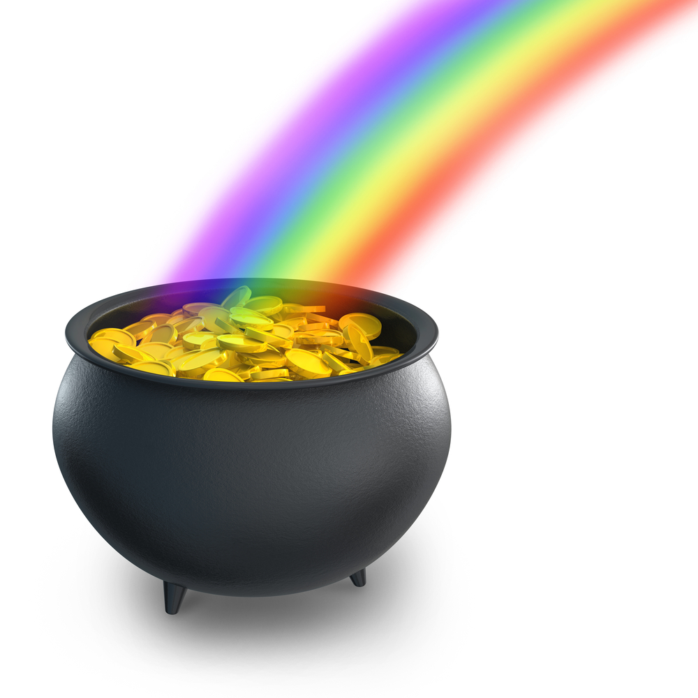 photo Transparent Pot Of Gold Vector
