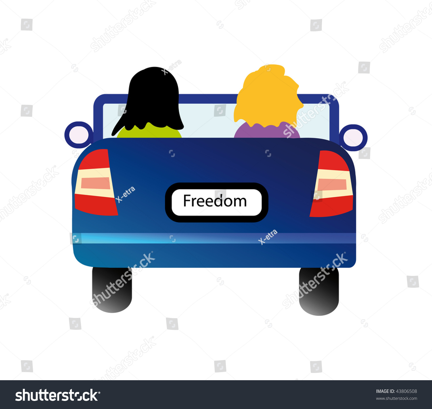 pics Two People In A Car Clipart