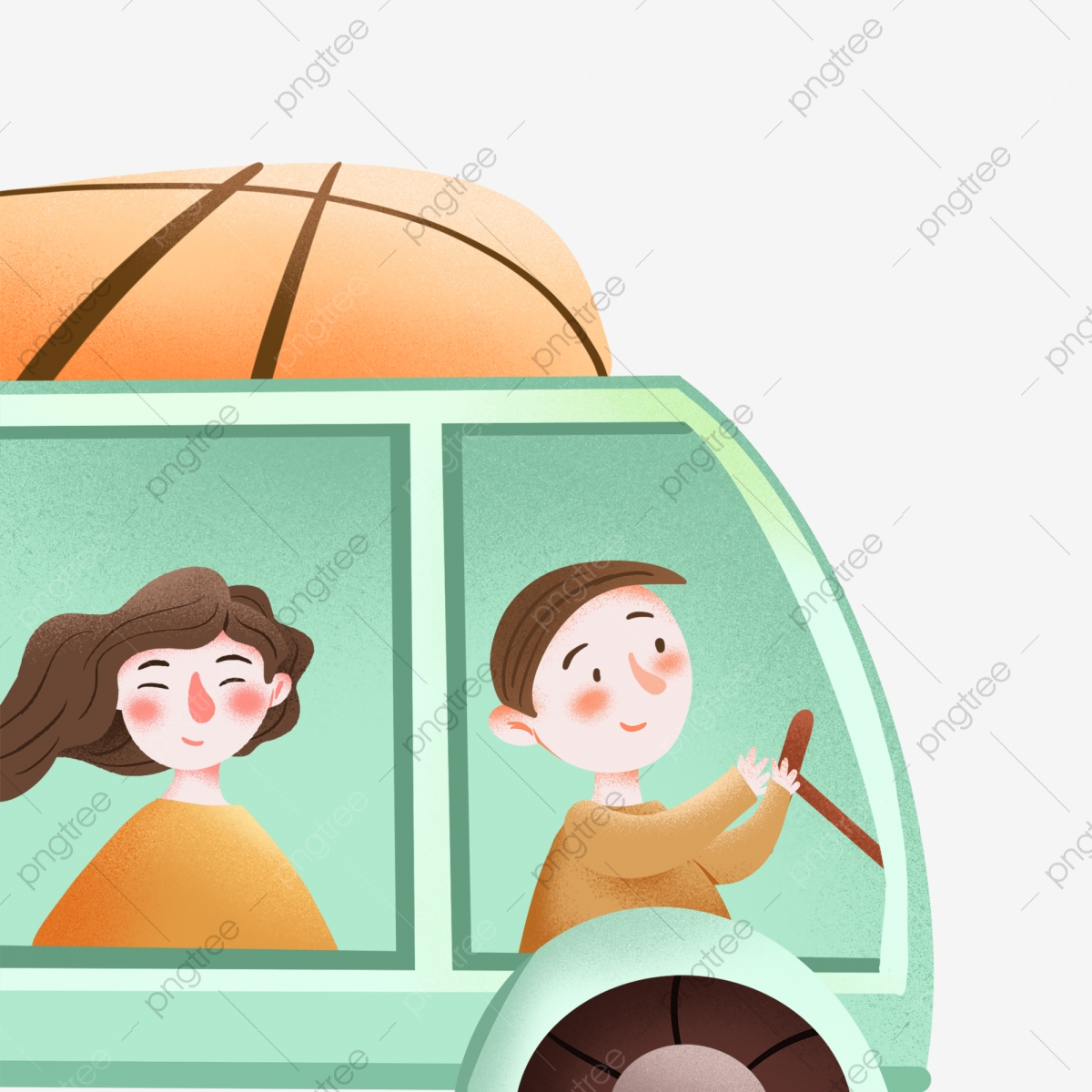 picture Two People In A Car Clipart