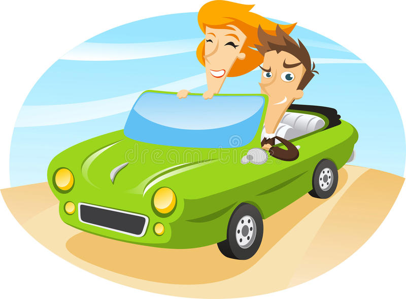 photo Two People In A Car Clipart