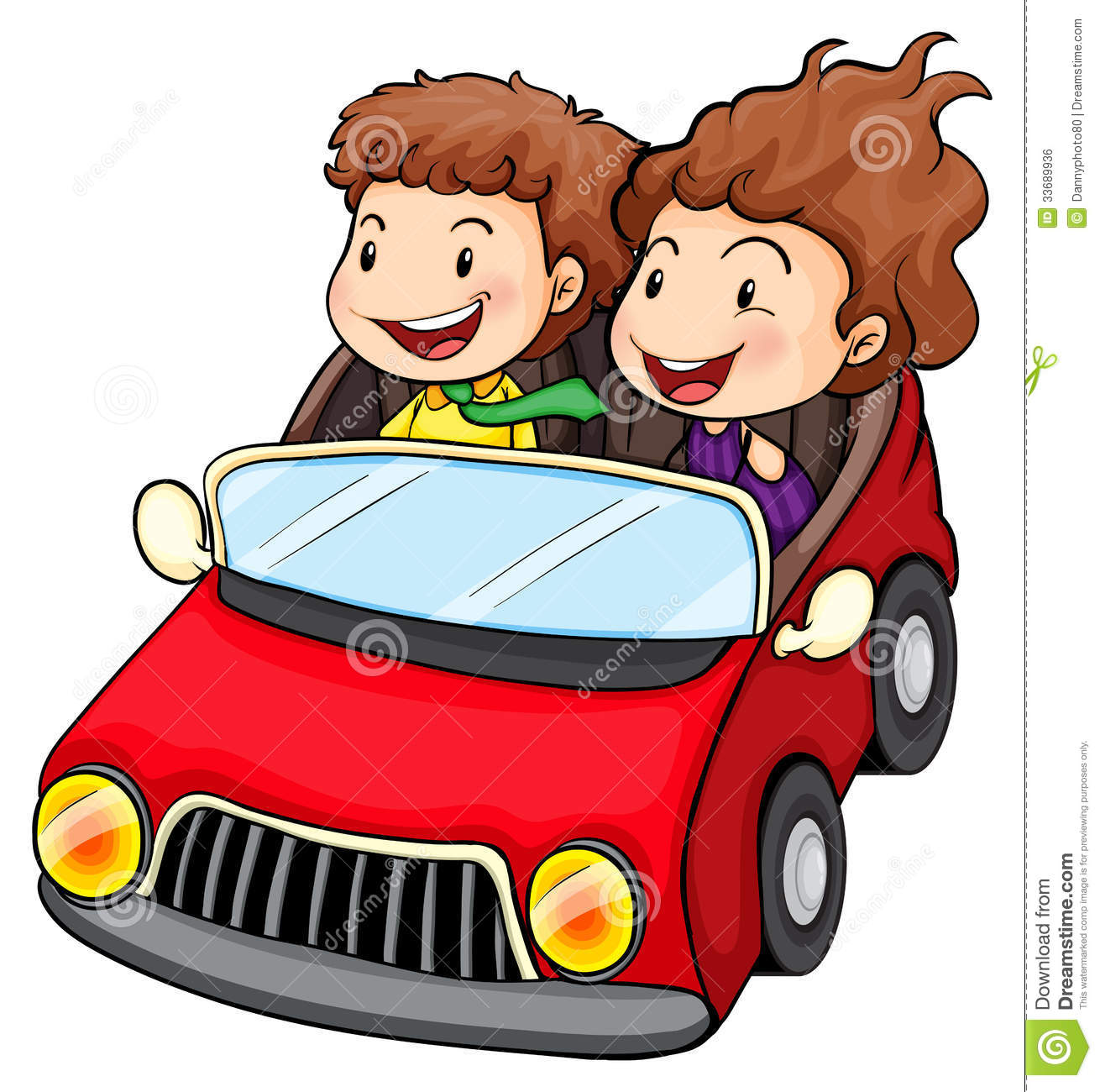 pic Two People In A Car Clipart
