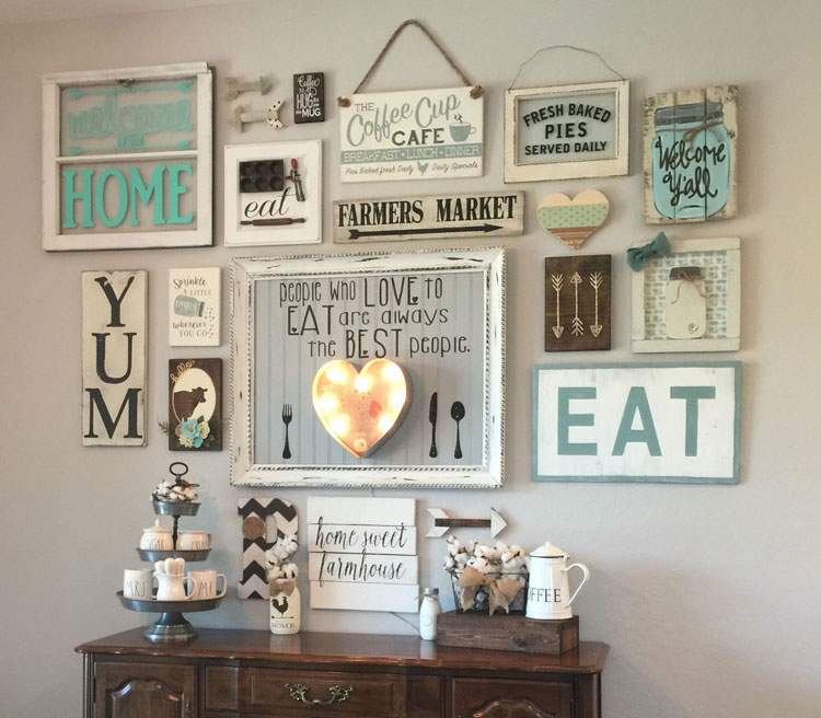 photo Unique Wall Art Simple Kitchen Wall Decor Ideas