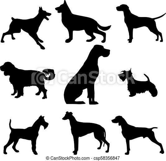 pix Vector Silhouette Dog Clipart