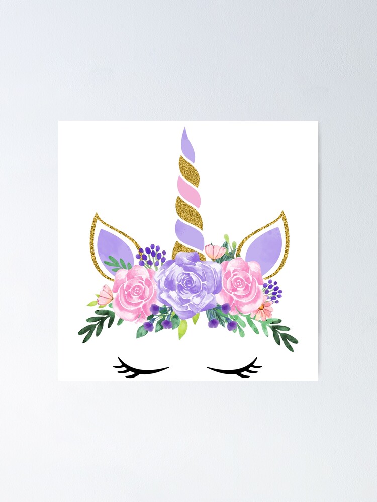 Watercolor Unicorn Face pix Watercolor Unicorn Face