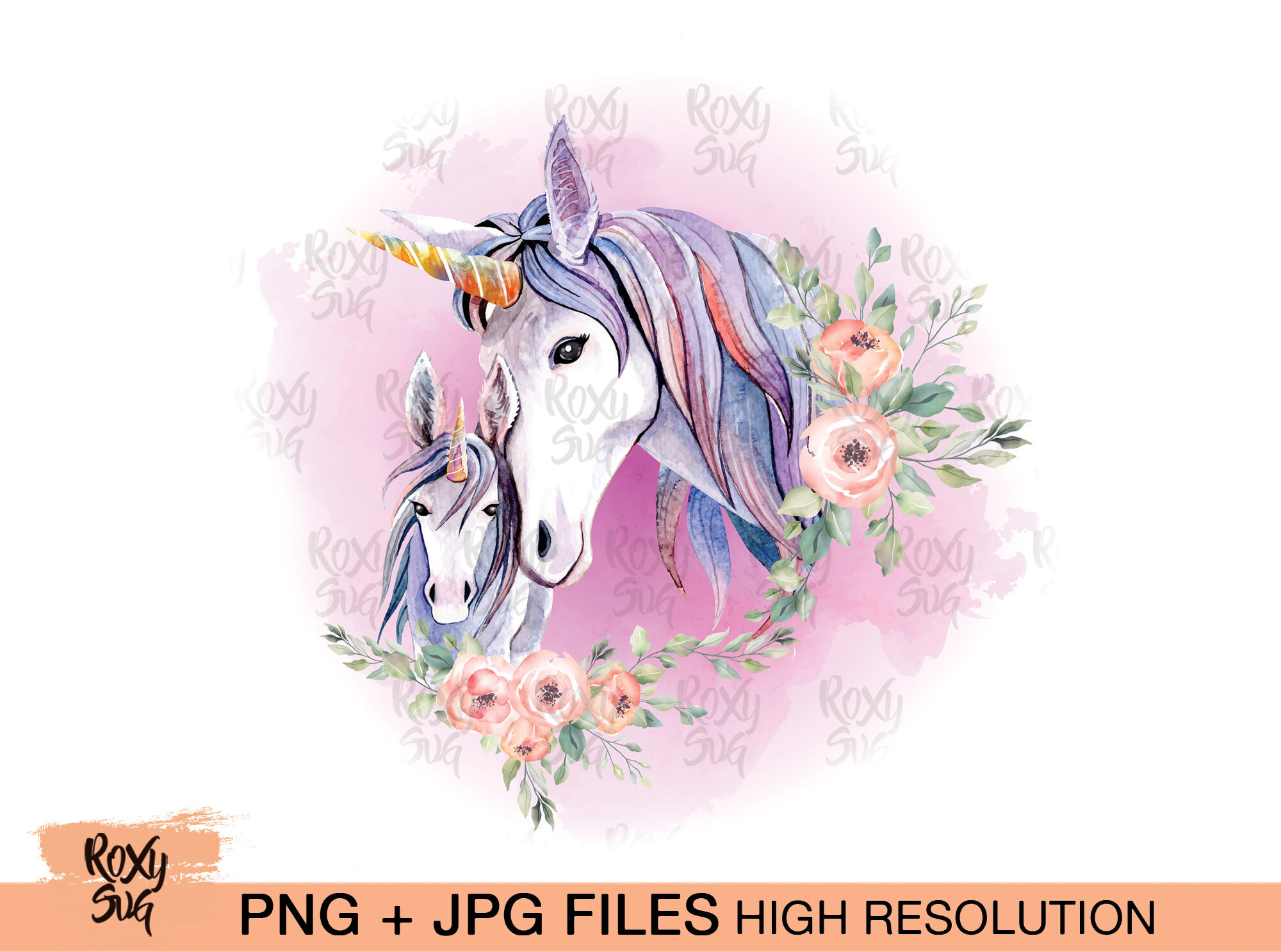 Watercolor Unicorn Svg pix Watercolor Unicorn Svg