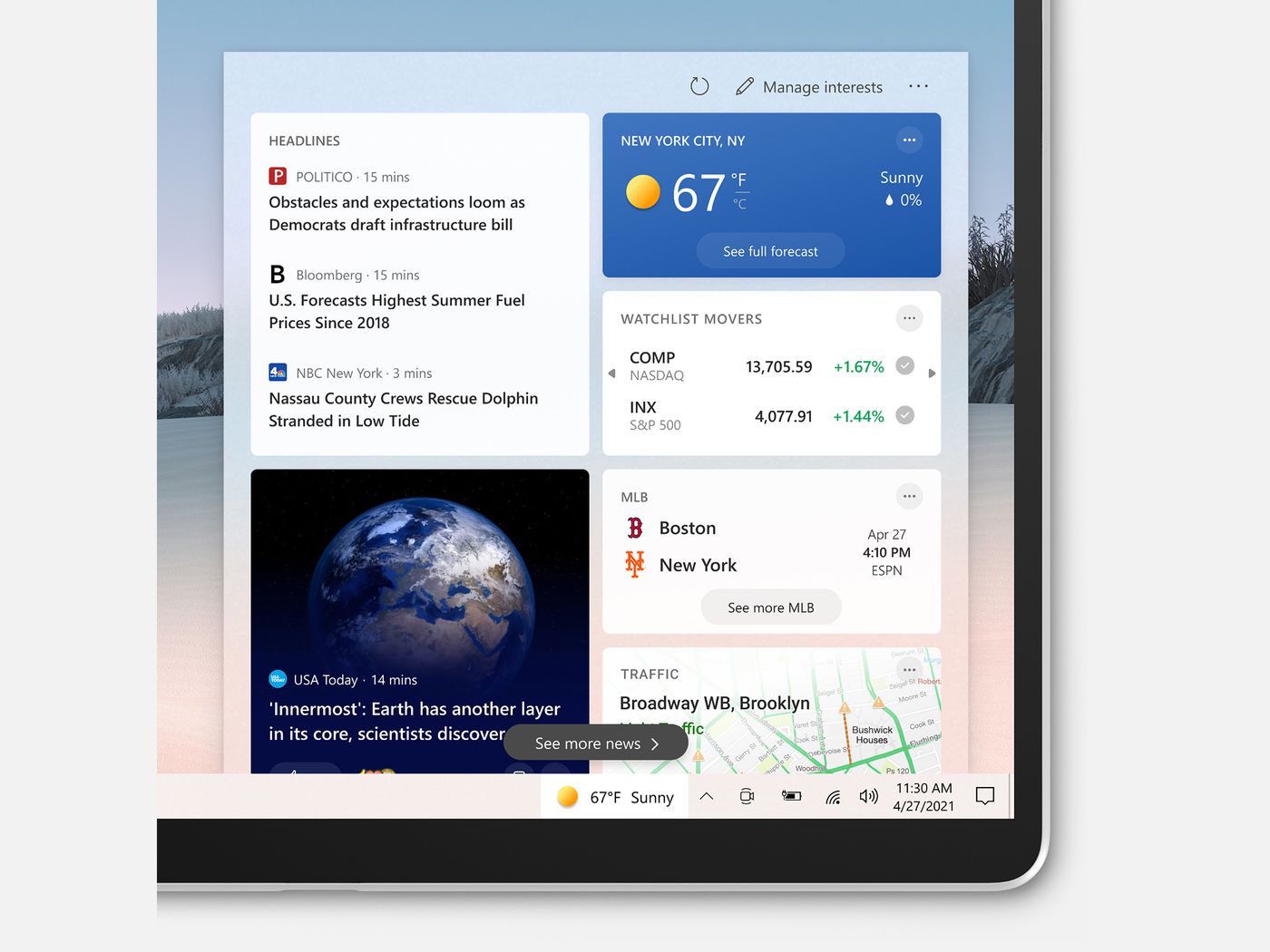 wallpapers Windows 10 Weather Widget