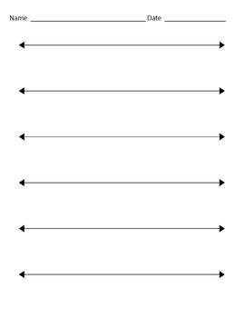 Worksheet Blank Number Line Printable pics Worksheet Blank Number Line Printable