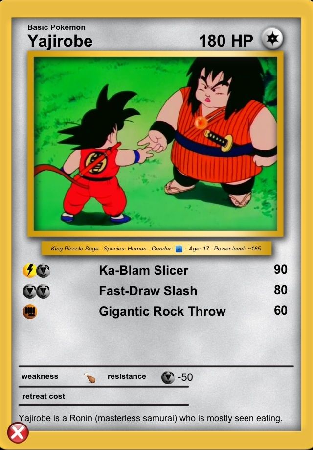 Yajirobe Power Level pic Yajirobe Power Level